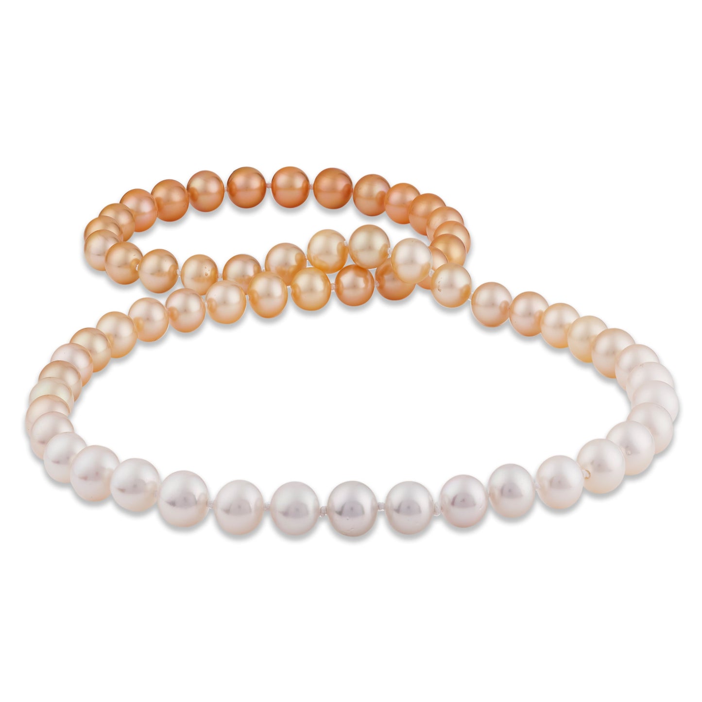 32" South Sea White and South Sea Gold Pearl Strand - 11-12mm