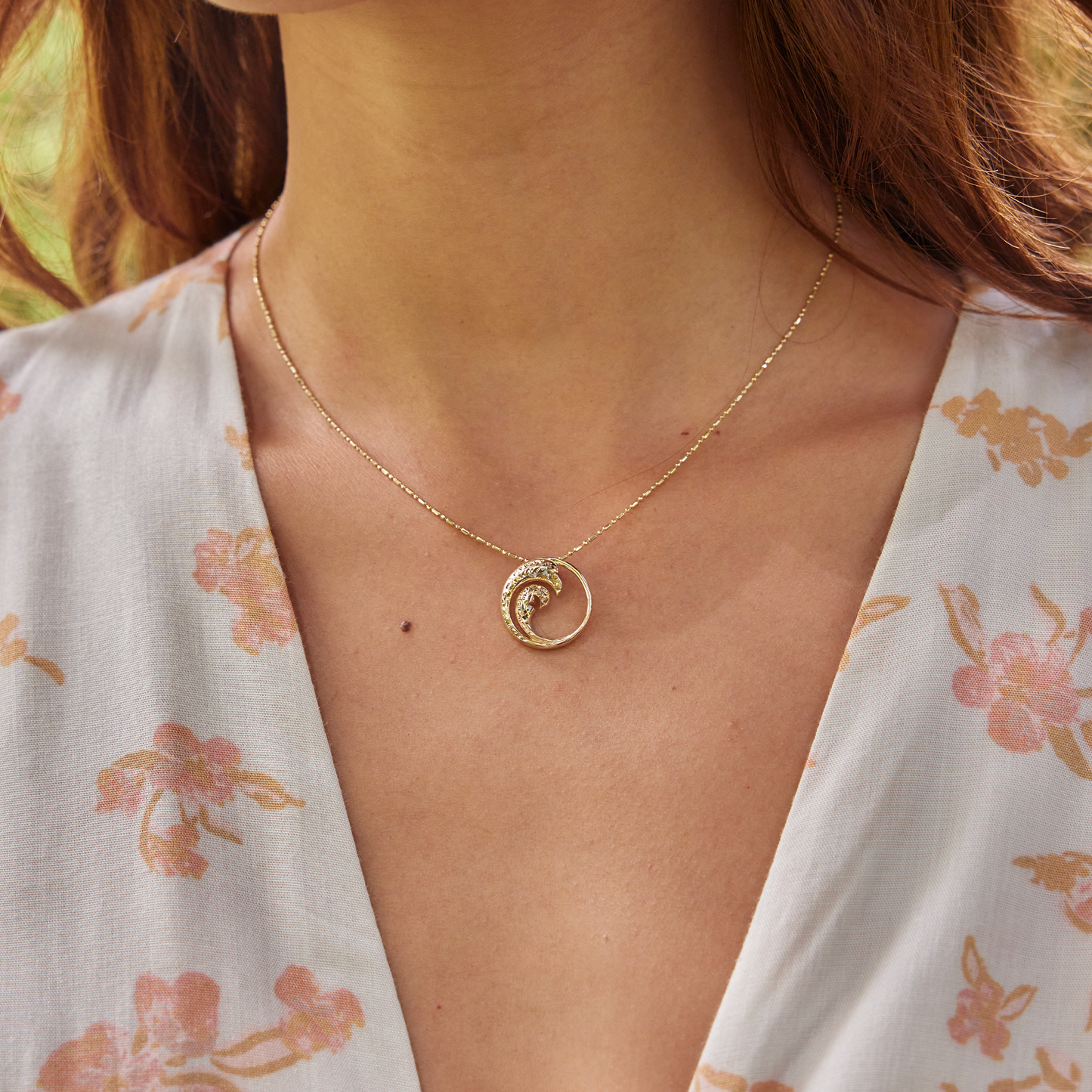 Nalu Pendant in Gold - 18mm
