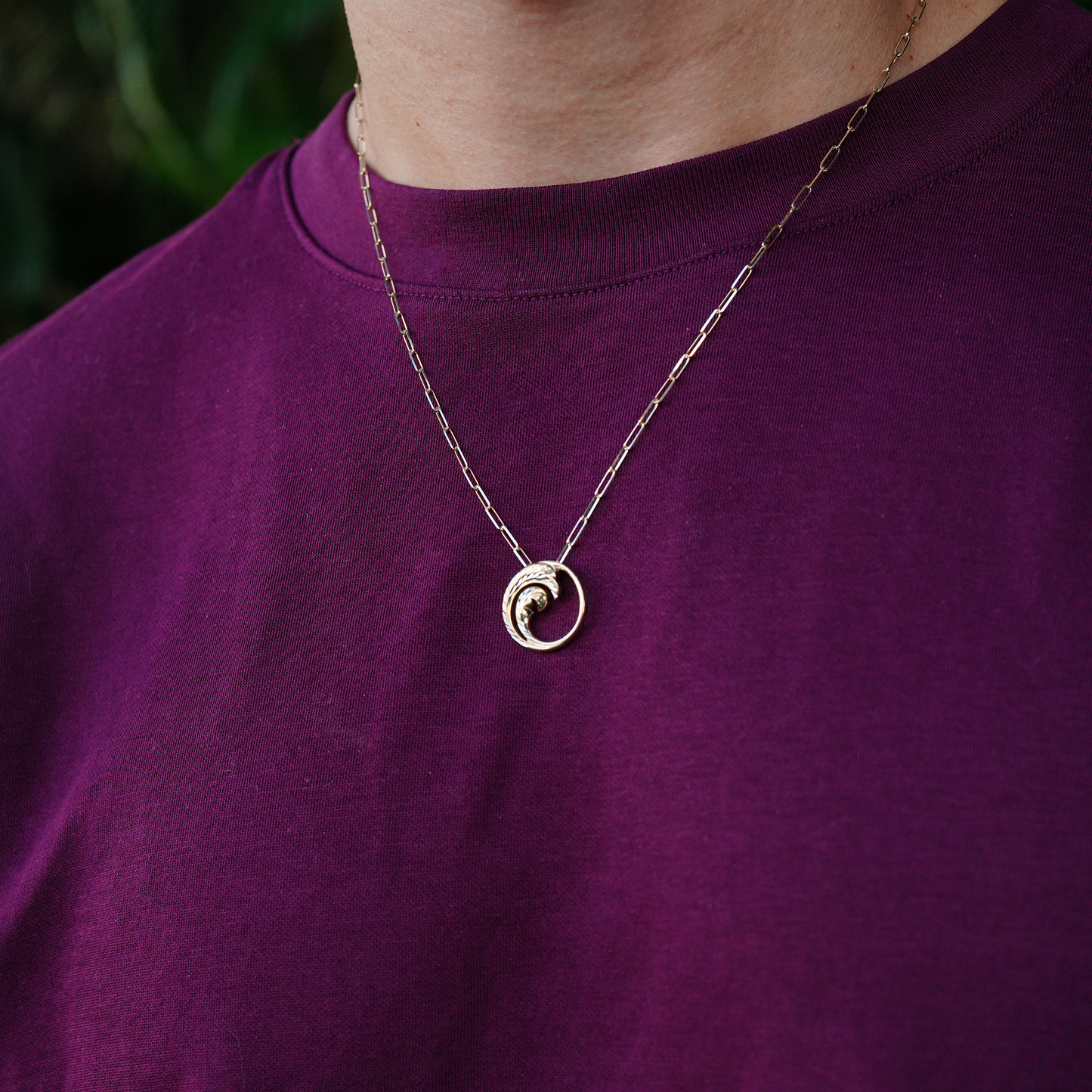 Nalu Pendant in Gold - 18mm