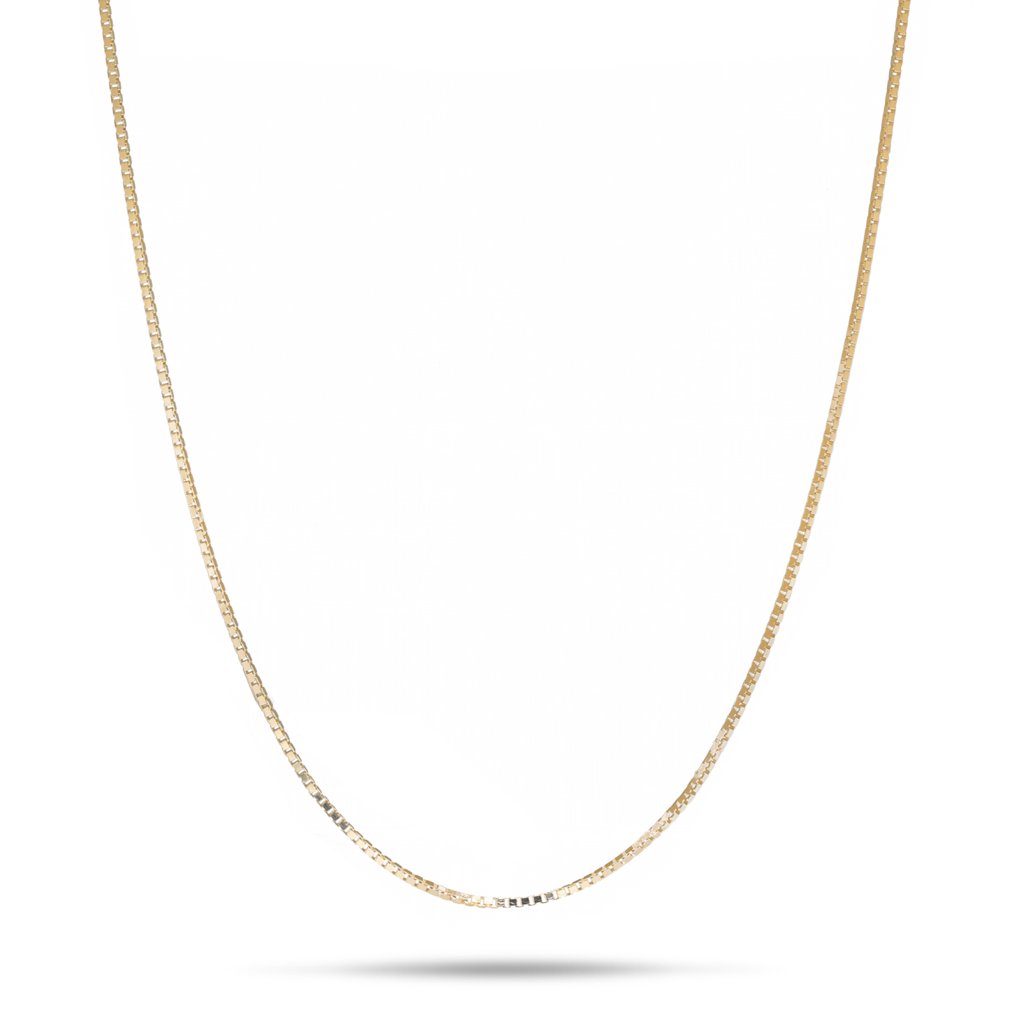 0.6mm Box Chain in 10k Gold
