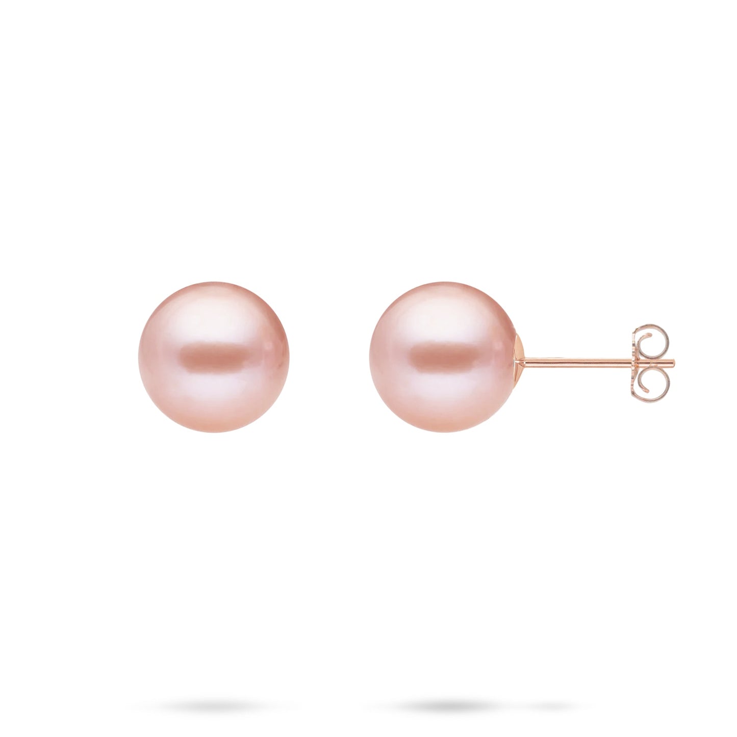 Pick A Pearl Stud Earrings in Rose Gold