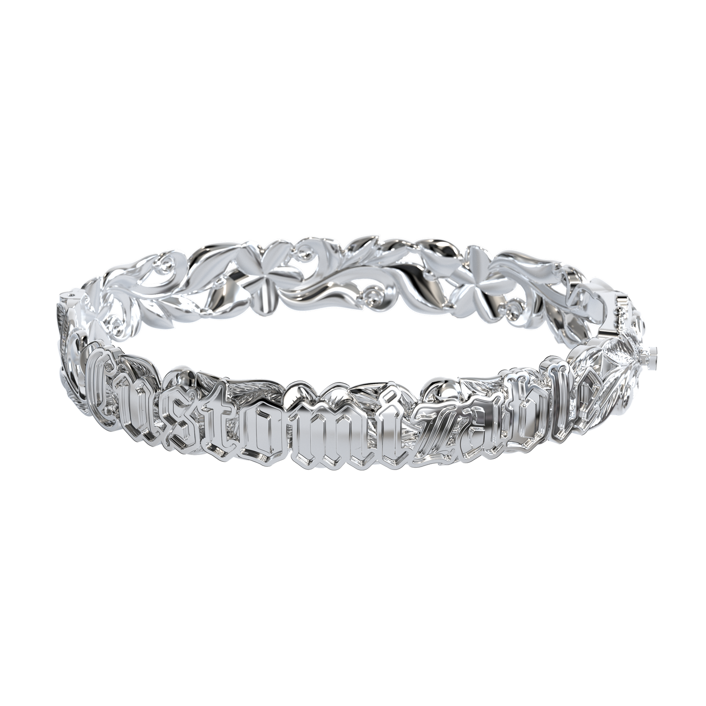 Customizable Hawaiian Hinge Bracelet